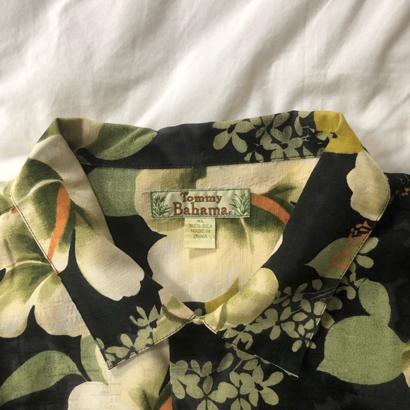 TOMMY BAHAMA Silk Floral Shirt - Picture 4 of 7